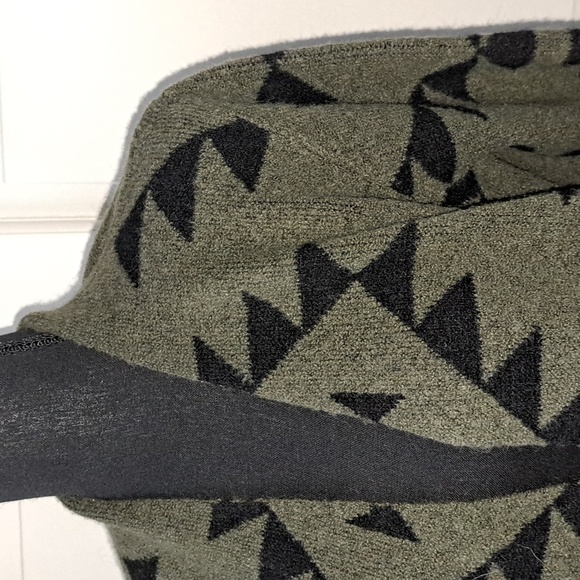 Frye Aztec Super Soft Oversized Comfy Pockets Western Print Cozy Long Cardigan - Picture 2 of 12